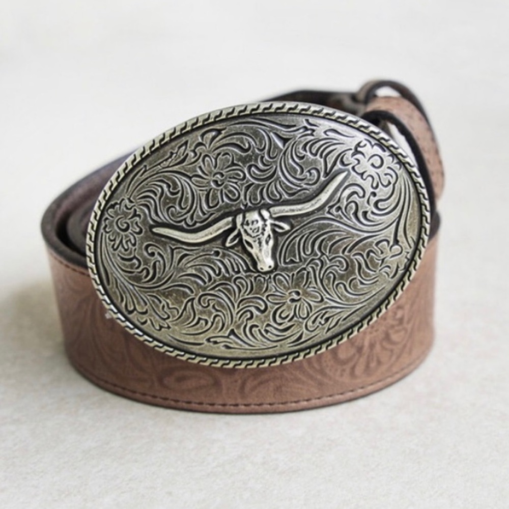 NIB NWT Spell Bull Head Belt M/L